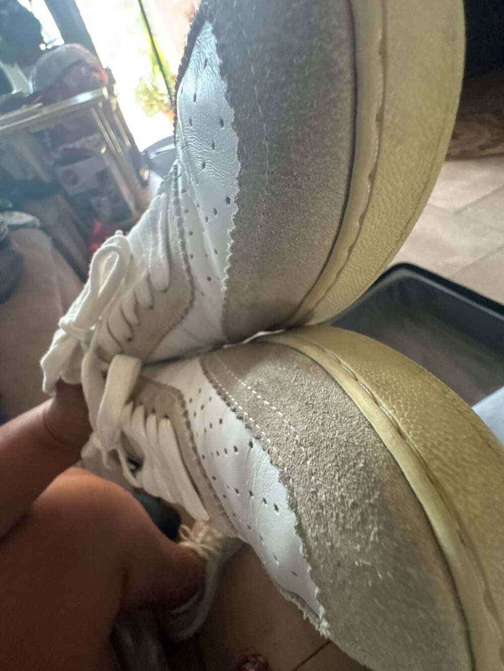 Loeffler Randall Leather and Suede Low-Top Sneakers - Picture 12 of 12